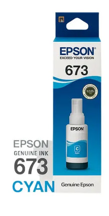Epson 673 Cyan Ink Bottle Original - Printers
