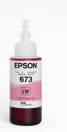 Epson 673 Light Magenta Ink Bottle for Quality Printing - Printers