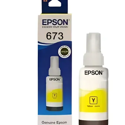 Epson 673 Yellow Ink Bottle Original - Printers