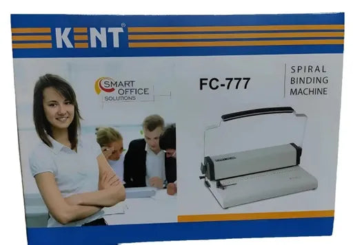 Kent Spiral Binding Machine 777 – Heavy-Duty Manual Spiral Binder for Office & Commercial Use.