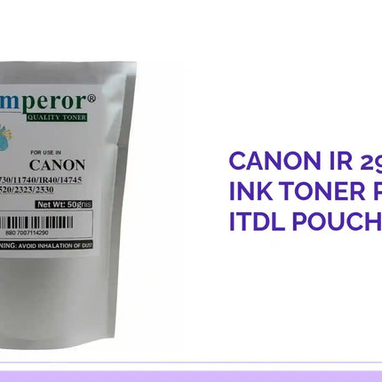 Canon IR 2925R Black Ink Toner Powder - ITDL Pouch by@Outfy