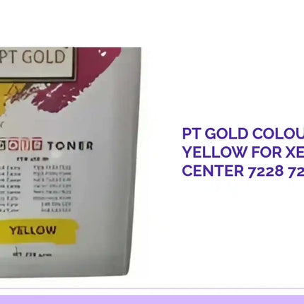 Pt Gold Colour Toner Yellow for Xerox Work Center 7228 7235 7245 by@Outfy