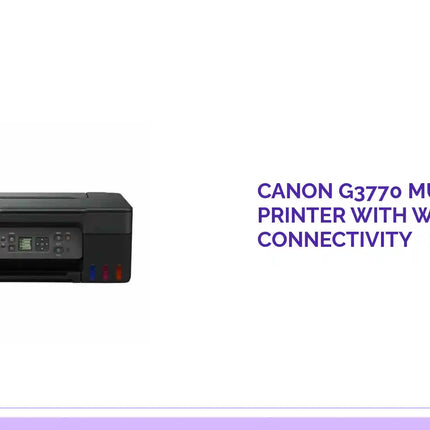 Canon G3770 Multifunction Printer with Wireless Connectivity by@Outfy