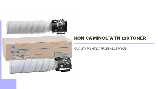 Konica Minolta Tn 118 toner by@Outfy