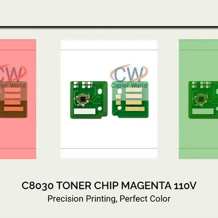 C8030 Toner Chip Magenta 110v by@Outfy