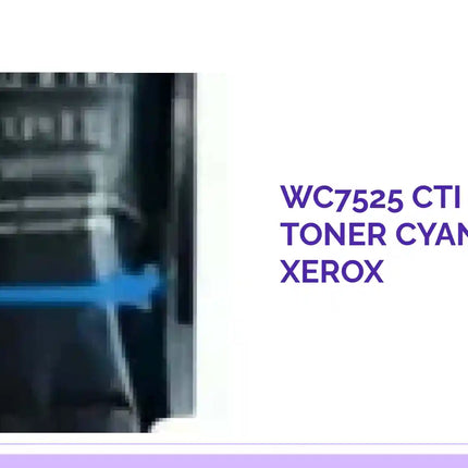 Wc7525 Cti Gold Toner Cyan for xerox by@Outfy