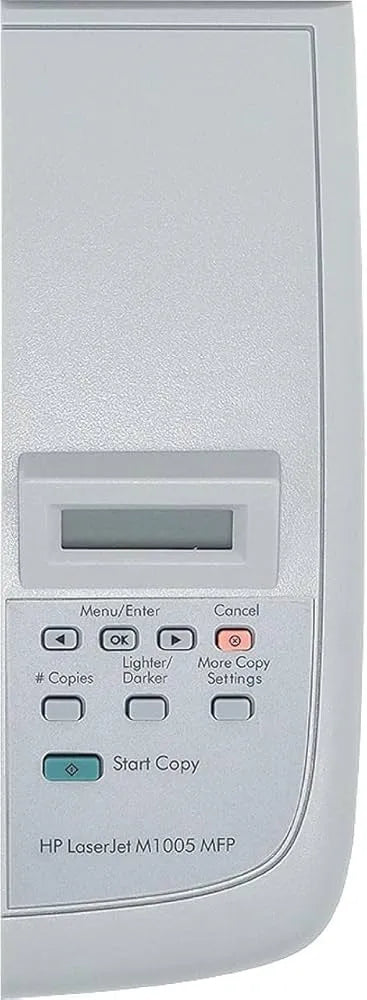 The HP 1005 MFP Display Panel