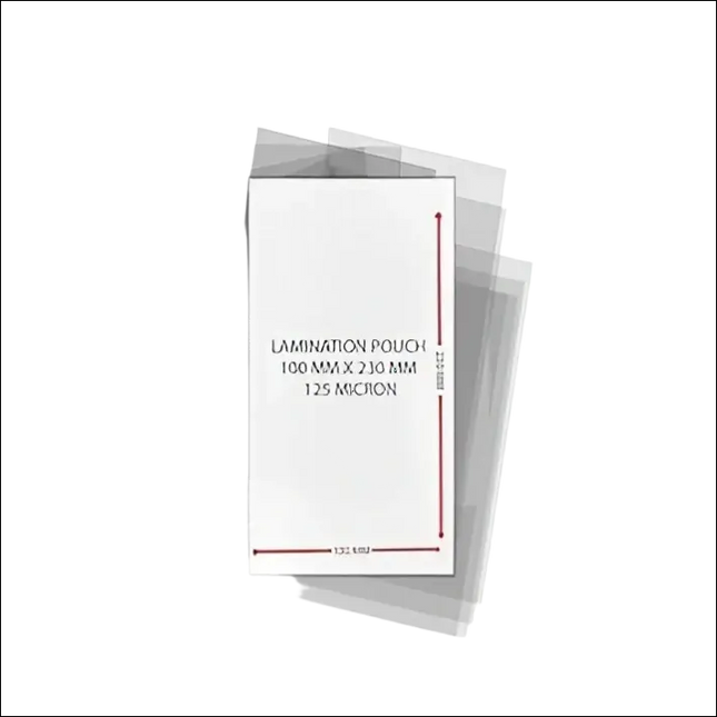 100mm x 230mm Aadhar Card Slip