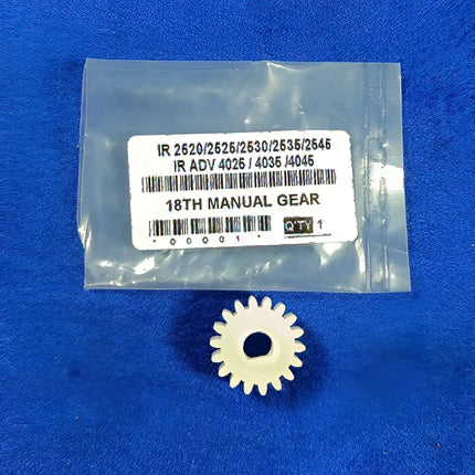 18T Manual Gear Compatible use for Canon IR 2520 2525 2535 IR ADV 4025 4035 4045