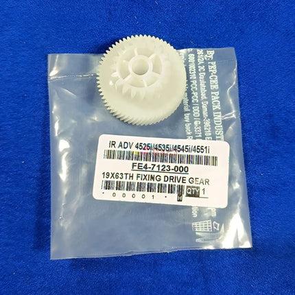 19/63th Fixing Drive Gear Compatible use for Canon IR ADV 4525i 4535i 4545i 4551i