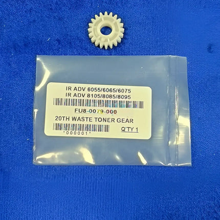 20TH Waste Toner Gear Compatible use for Canon IR ADV 6055 6065 6075 IR ADV 8105 8085 8095