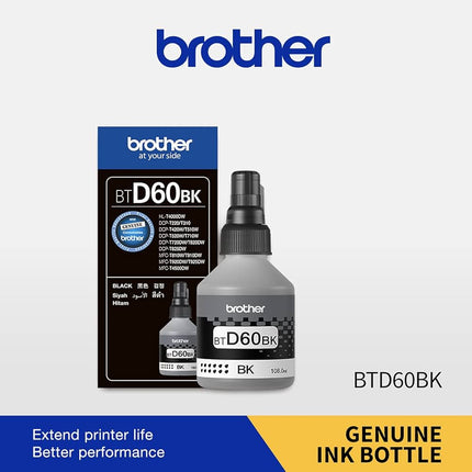 Brother Printer Ink Black BT D60BK FOR PRINTER 4500