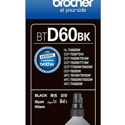 Brother Printer Ink Black BT D60BK FOR PRINTER 4500
