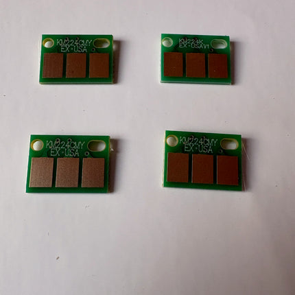 Drum Chip Cmyk (set Of 4 Pcs) for BIZHUB368/BIZHUBC224/BIZHUBC250I/BIZHUBC258/BIZHUBC284/BIZHUBC300I/BIZHUBC308/BIZHUBC360I/BIZHUBC364/BIZHUBC454/BIZHUBC458/BIZHUBC554