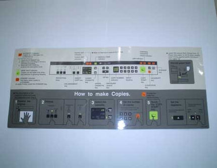 Top Sticker for NP8530/NP8580
