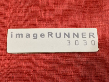 Front Door Model Sticker for IR3030