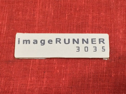 Front Door Model Sticker for IR3035