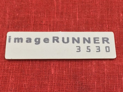 Front Door Model Sticker for IR3530