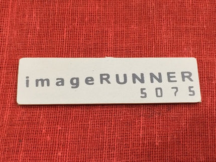 Front Door Model Sticker for IR5075