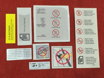 Adf Lable for IR2200/IR2200I/IR2220I/IR2250I/IR2800/IR2820I/IR2850I/IR3300/IR3300I/IR3320I/IR3320N/IR3350I