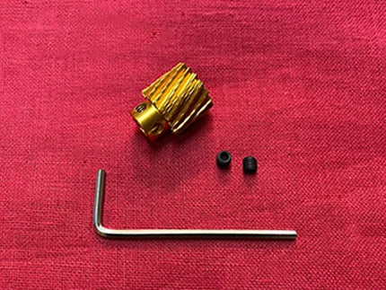 Gear, 16t (registration Motor) Brass for DIGITALCOLORPRESS700/DIGITALCOLORPRESS700I