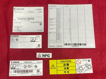 Body Sticker (set Of 6 Pcs) for IRADVANCE4545I