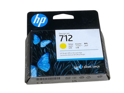 Ink Cartridge Yellow – Premium for DESIGNJETT210/HP712/T230/T250/T630/T650