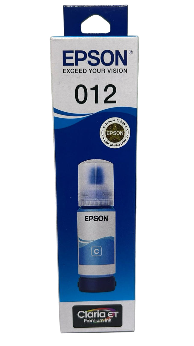 Epson 012 Ecotank Cyan Ink Bottle 70ML
