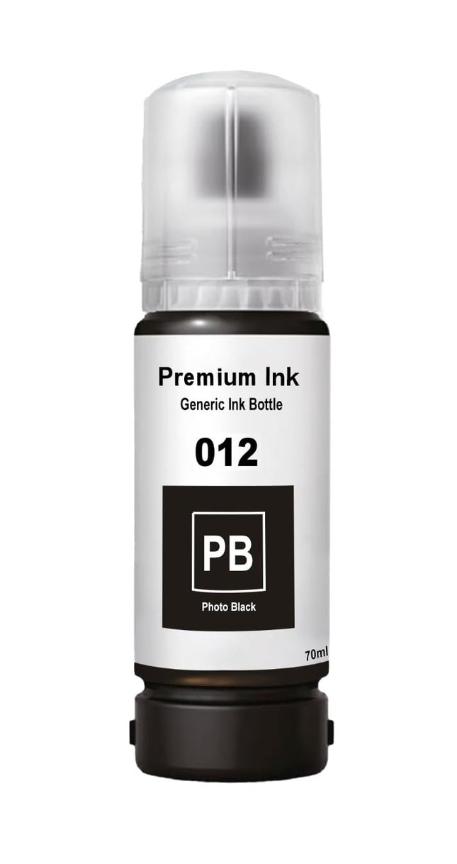 Epson 012 Ecotank Pigment Black Ink Bottle 70ML 