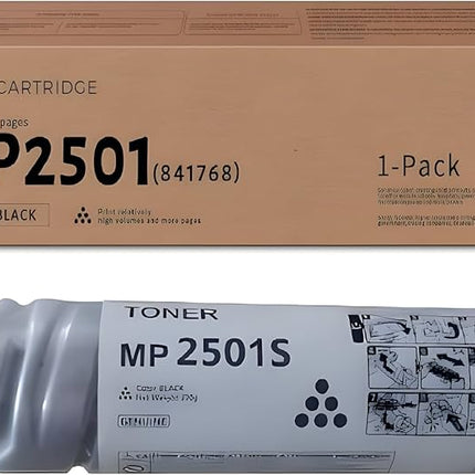 MP 2501 Toner Pack of 1 Compatible for Ricoh Toner Cartridge MP 2001L, MP 2001SP, MP 2501L, MP 2501SP, MP 1813L Printer