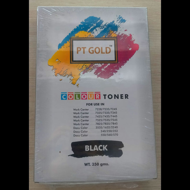 PT Gold Colour Toner Black for XEROX Work Center 7228/7235/7245/7325/7335/7345/7425/7435/7445/7525/7535/7545/7825/7835/7845/3535/1632/2240/240/250/252/550/553/570