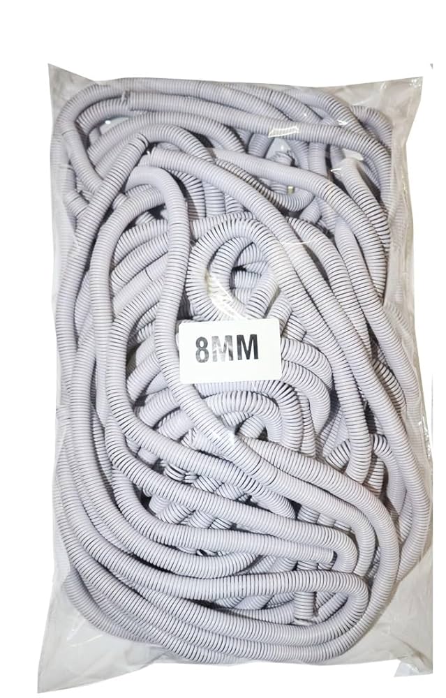 Spiral ring spiral binding white ring 8mm