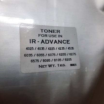 Canon IR-ADV Toner Powder 1Kg | Compatible Toner for IR Advance 4025/4035/4225/4235/6035/6055/6075/6255/6275
