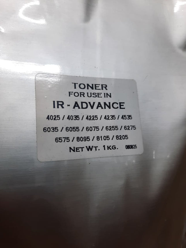 Canon IR-ADV Toner Powder 1Kg | Compatible Toner for IR Advance 4025/4035/4225/4235/6035/6055/6075/6255/6275