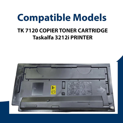 UV INFOTECH TK 7120/ TK7120/ 7120 Toner Cartridge Compatible for KYOCERA Taskalfa 3212i Monochrome Multifunction Photocopier Printer Single Color Ink Toner