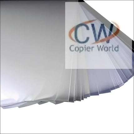 A4 Size ohp Transparent Glossy Film Sheets 125 Micron - LAMINATION POUCH