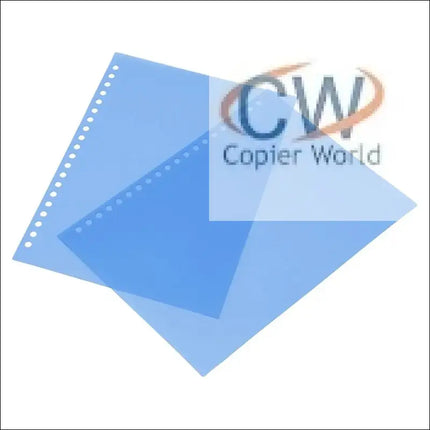 A4 Super Diamond Spiral Binding Sheet Blue - LAMINATION PAPER