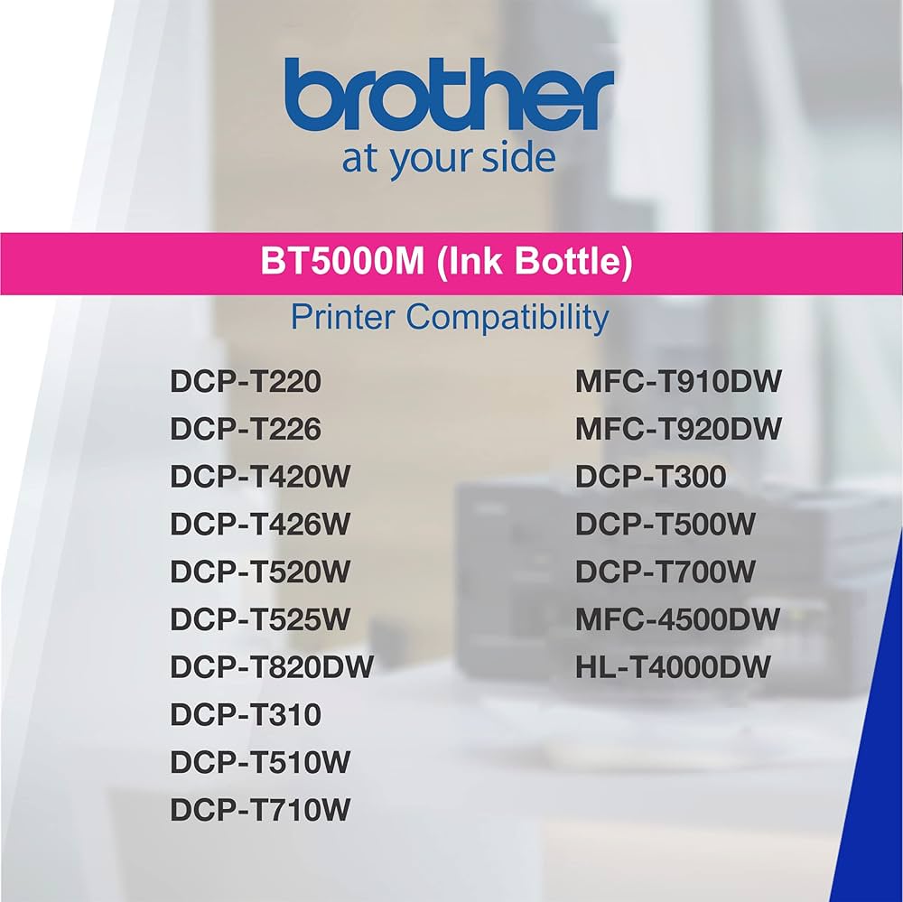 Brother BT5000M Magenta Ink for Printer 4500
