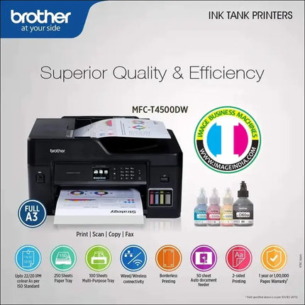 Brother MFC- T4500DW ink tank printers
