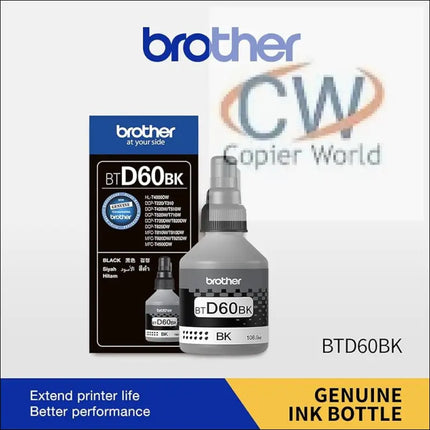 Brother Printer Ink Black BT D60BK FOR PRINTER 4500