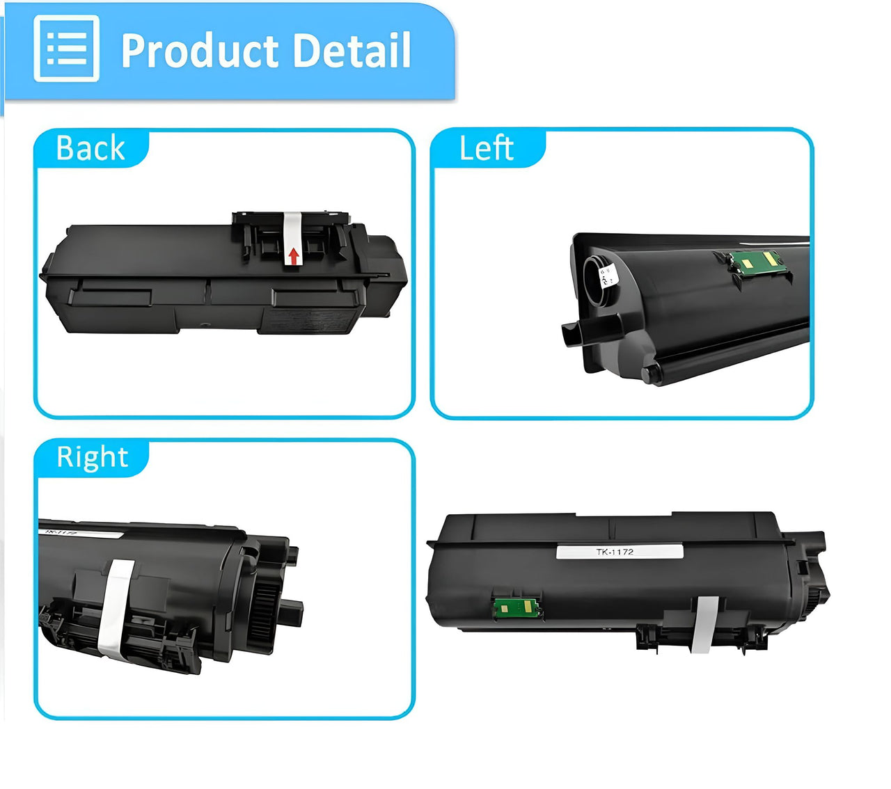 Cartridge kyocera Ecosys M2040dn M2540dn black ink cartridge