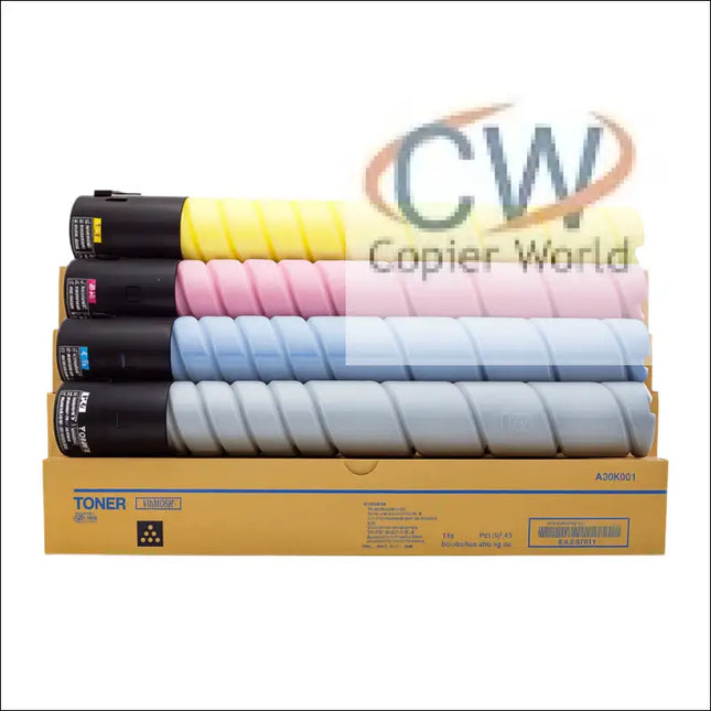 Cmyk Cartridge Use For Konica Minolta TN221 - TONERS