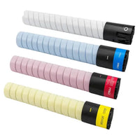 Cmyk Cartridge Use For Konica Minolta TN221 - TONERS