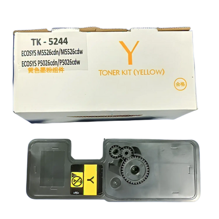 Compatible TK5244 Toner Cartridge Yellow Compatible use for Kyocera Ecosys M5526cdn M5526cdw P5026cdn P5026cdw