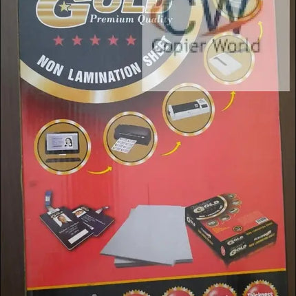 Copier World Black Gold Non - Lamination dragon sheet A4 Size
