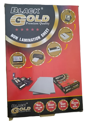 Copier World Black Gold Non - Lamination dragon sheet A4 Size