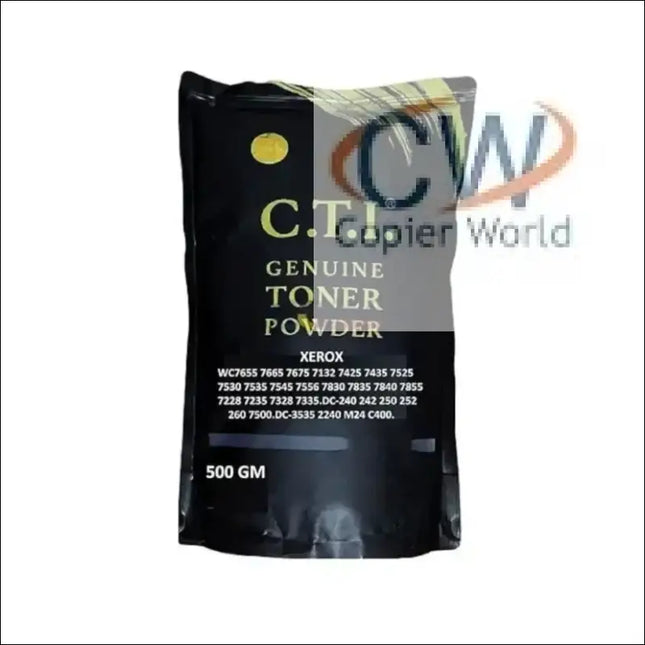 Cti Black Toner 350g for Xerox Wc7535 7435 - Printers