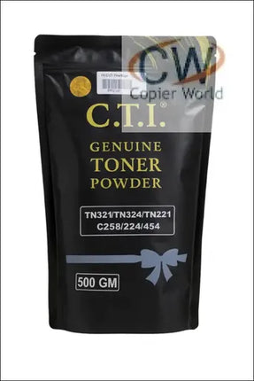 Cti Black Toner 500gm for konica Zc224 C284 C364 - TONERS