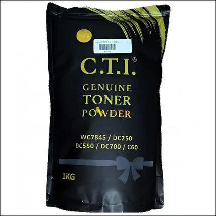 CTI Compatible Black Toner Compatible use for Xerox WC7845/DC250/DC550/DC700/C60 (1kg pouch)