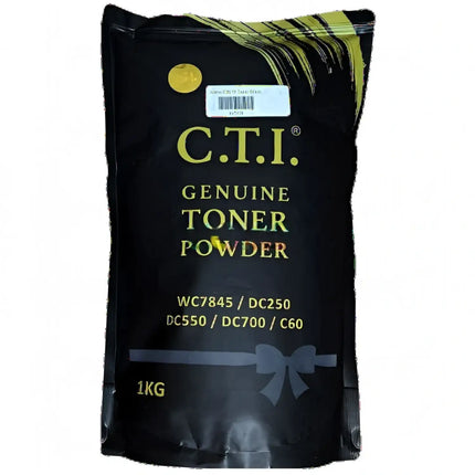 CTI Compatible Black Toner Compatible use for Xerox WC7845/DC250/DC550/DC700/C60 (1kg pouch)